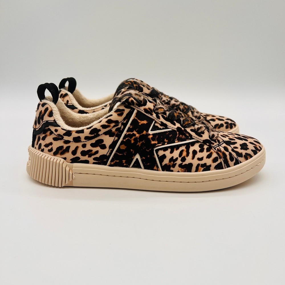 K As in Kate Spade Leopard Print Court / Casual Sneakers NEW Size 8.5